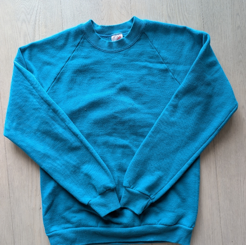 Jerzees Vibrant Blue Crewneck Sweatshirt